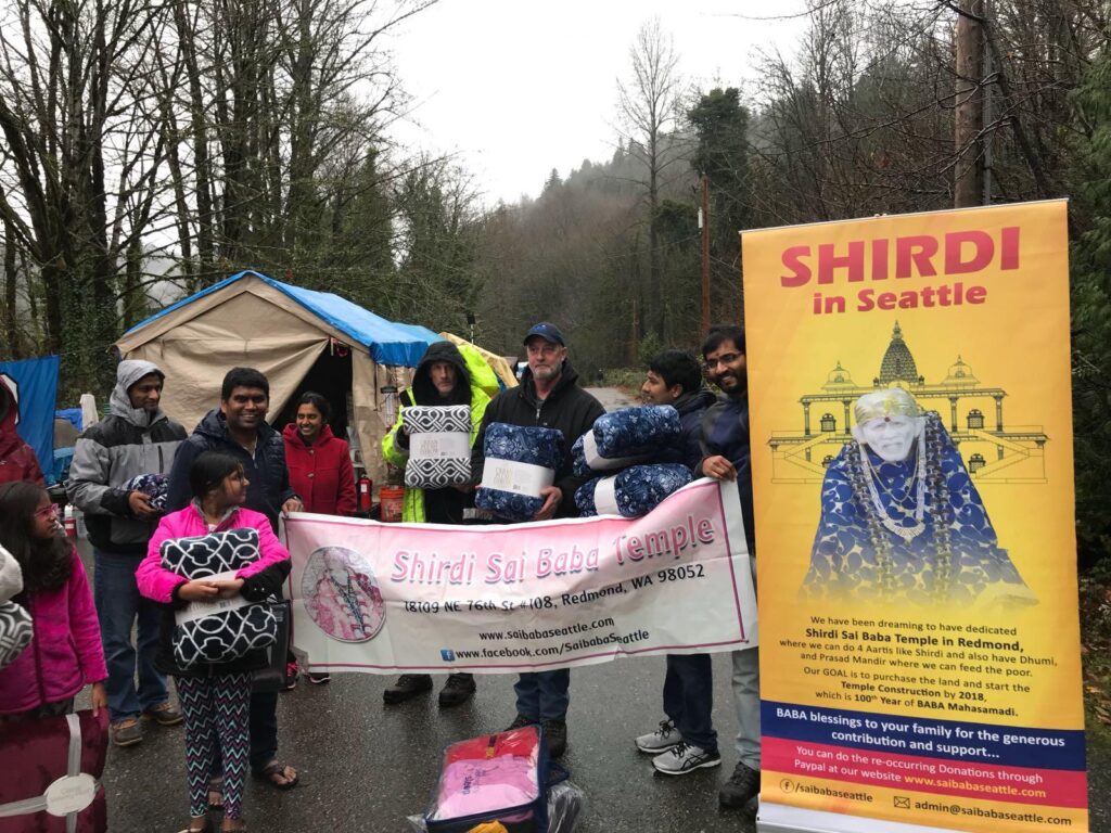 Blanket drive to tent city