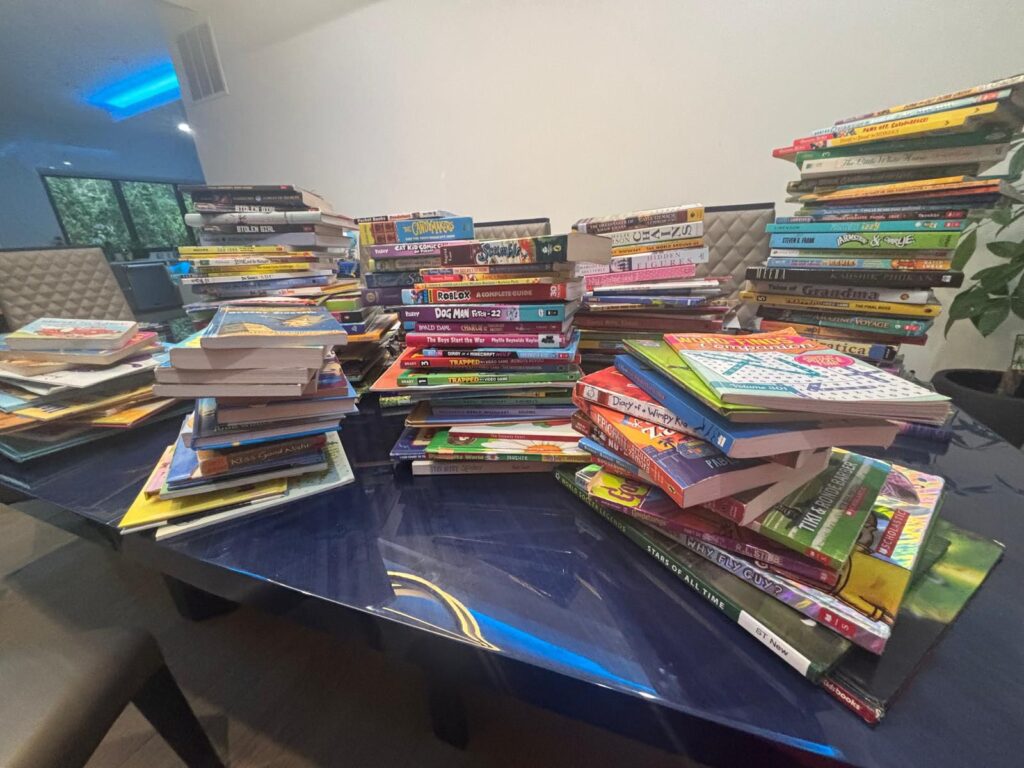 Books drive for homeless