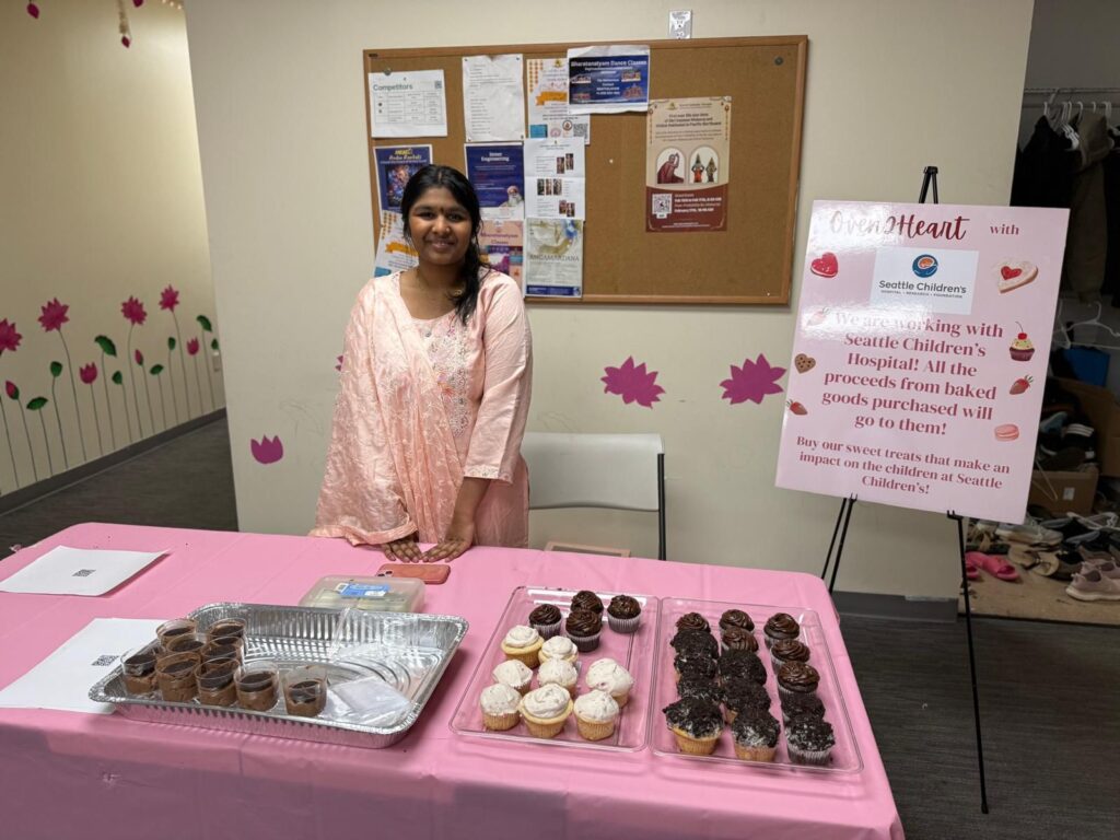 Oven 2 heart bake sale for Seattle children